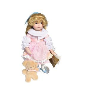 Vintage Franklin Heirloom Porcelain Goldilocks Doll Collector